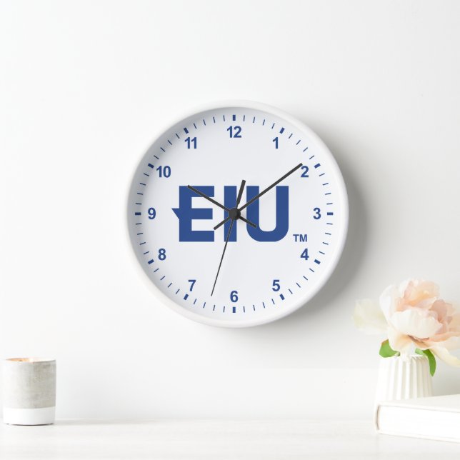 EIU Block Letter Clock (Home)
