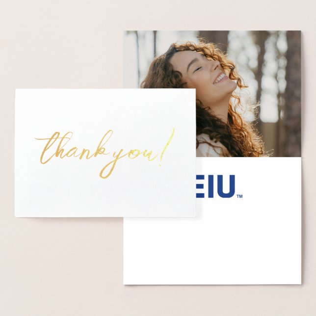 EIU Block Letter Foil Card (Display)