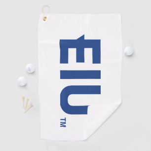EIU Block Letter Golf Towel