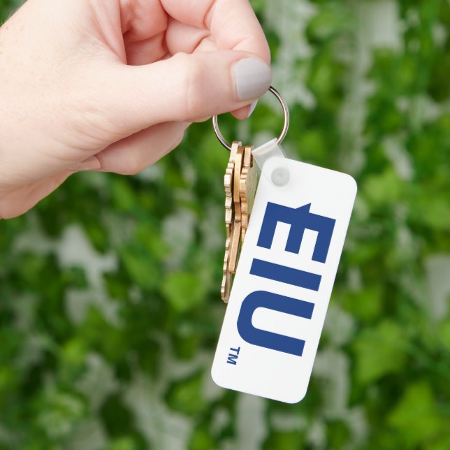 EIU Block Letter Key Ring (Hand)