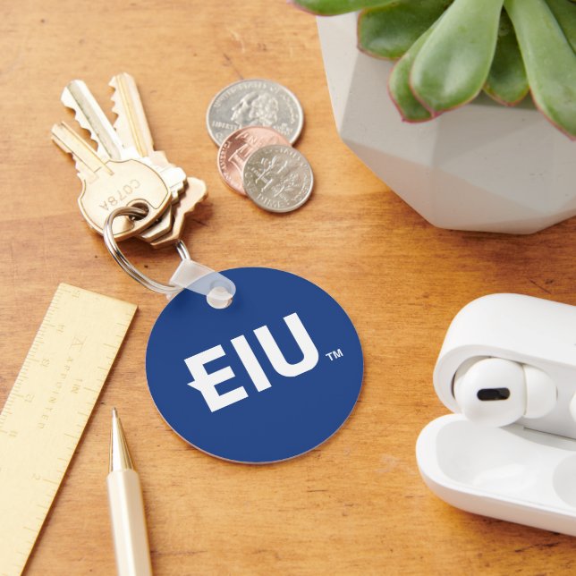 EIU Block Letter Key Ring (Desk)