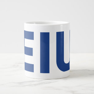 EIU Block Letter Large Coffee Mug