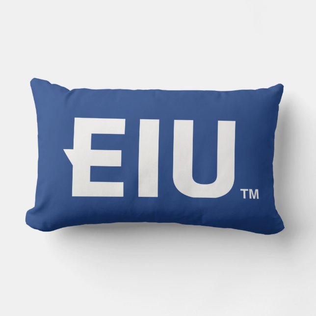 EIU Block Letter Lumbar Cushion (Front)