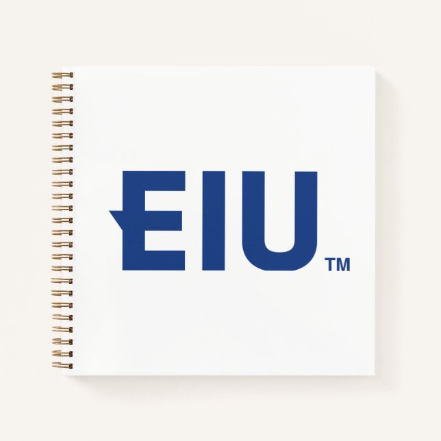 EIU Block Letter Notebook (Front)