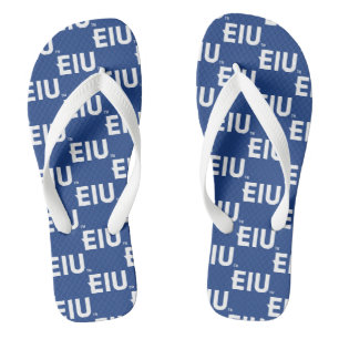 EIU Block Letter Thongs