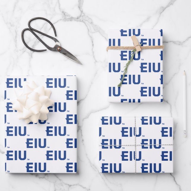 EIU Block Letter Wrapping Paper Sheet (Front)