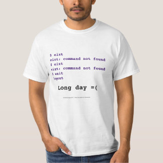 Eixt Eixt Exit Logout T-Shirt