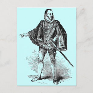 Eizabethan Costumes Postcard