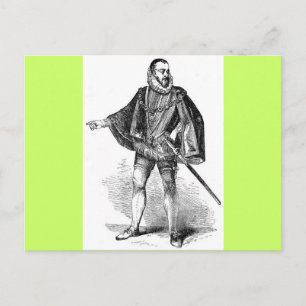 Eizabethan Costumes Postcard