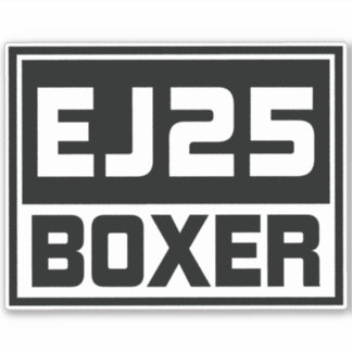 EJ25 Boxer Engine Subie Car JDM Vinyl Stickers