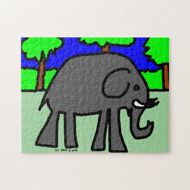 ej gold - Elephant God Jigsaw Puzzle (Horizontal)