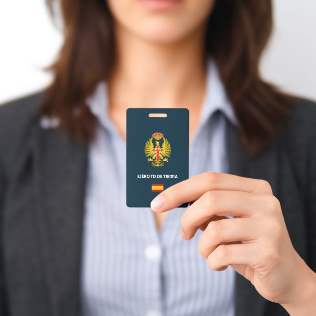 Ejercito de Tierra passport Phone Case ID Badge (Presented)