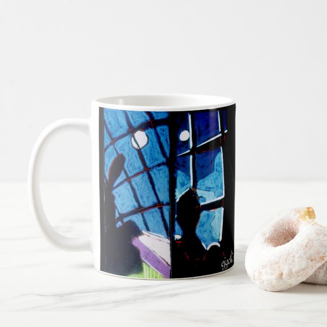 ejgoldguru - Acrylic - Moonbeam Show Coffee Mug (With Donut)