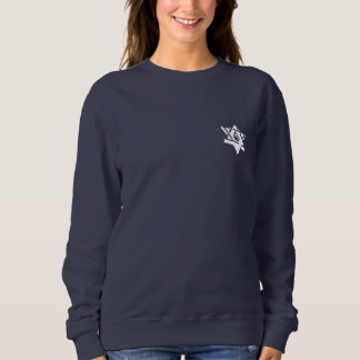 #EJH Women's Crew Sweatshirt in Blue 