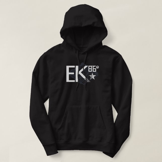 EK86 WHT LOGO HOODIE (Design Front)