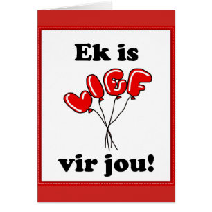 Ek is lief vir jou