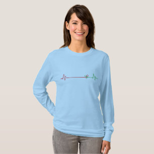 EKG Heart Beat - Life Goes On T-Shirt