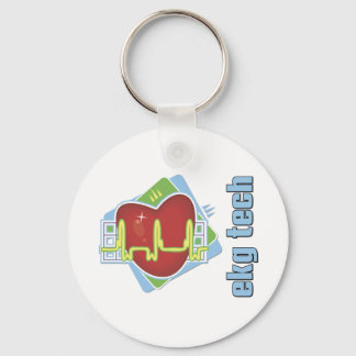 EKG Tech Key Ring