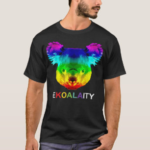 Ekoalaity Cute Koala Bears Gay Lgbt Rainbow Pride  T-Shirt