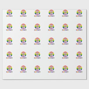 Ekoalaty Equality Gay Koala Bear Funny LGBT Rainbo Wrapping Paper