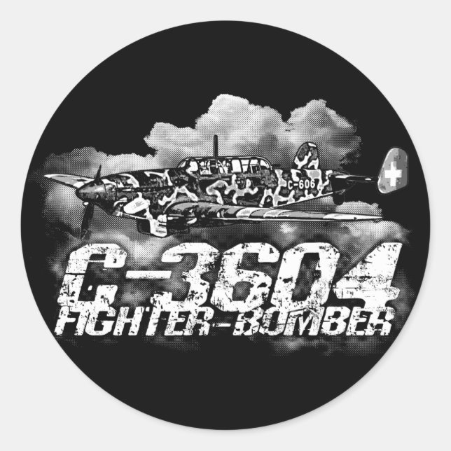 EKW C-36 Classic Round Sticker (Front)