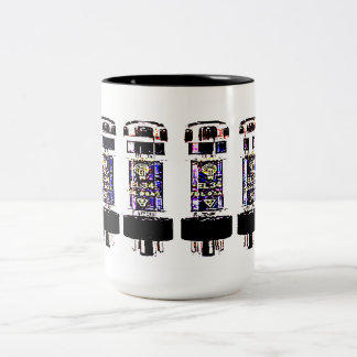 EL 34 Tubes Two-Tone Coffee Mug