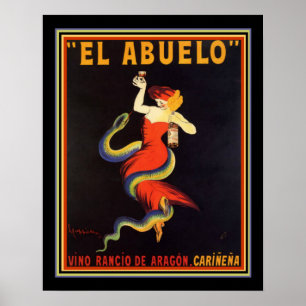 "El Abuelo" Leonetto Cappiello Poster 16x20
