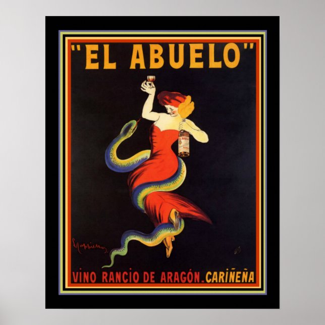 "El Abuelo" Leonetto Cappiello Poster 16x20 (Front)