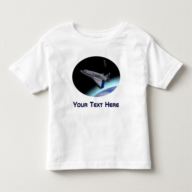 El Al Maslool Space Shuttle Toddler T-Shirt (Front)