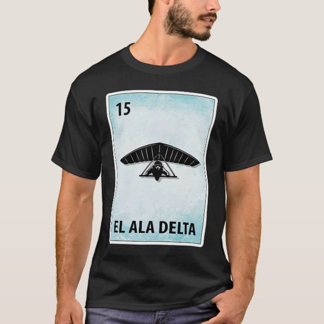 El Ala Delta Mexican Hang Gliding Cards T-Shirt (Front)