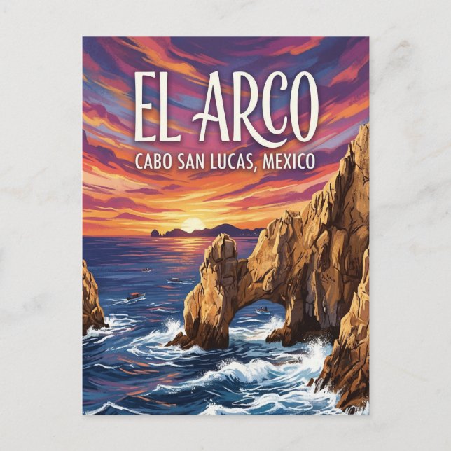 El Arco de Cabo San Lucas Postcard (Front)