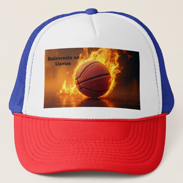 El Aro que Arde: Playing with Passion Trucker Hat (Front)
