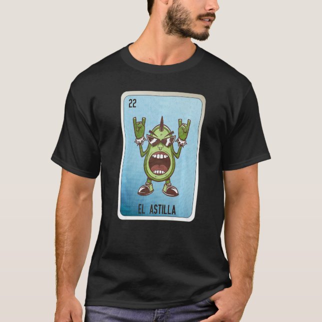El Astilla Mexican Slang Lottery Bingo Cards   T-Shirt (Front)