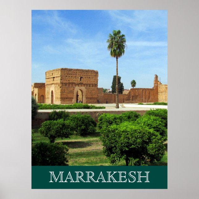 el badi palace marrakesh poster (Front)