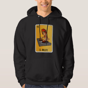 El Borlote Mexican Slang Lottery Bingo Cards Hoodie