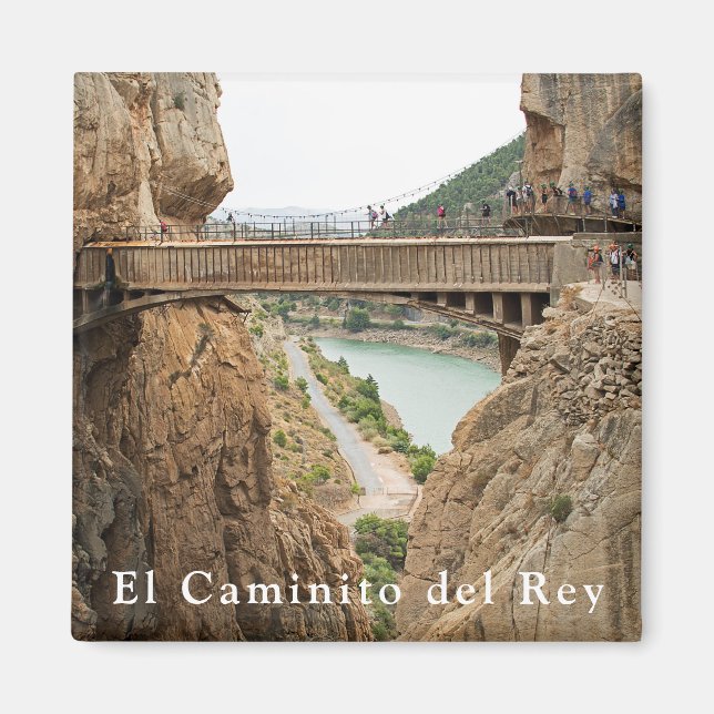 El Caminito del Rey. View 2 Magnet (Front)