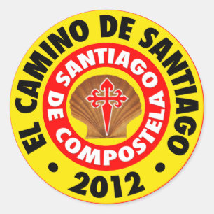 El Camino de Santiago 2012 Classic Round Sticker