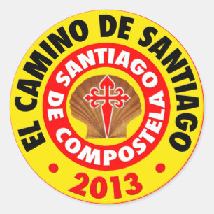 El Camino De Santiago 2013 Classic Round Sticker