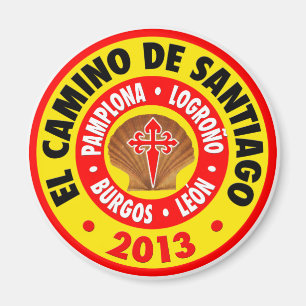 El Camino De Santiago 2013 Magnet