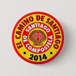 El Camino de Santiago 2014 6 Cm Round Badge