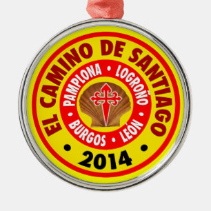 El Camino De Santiago 2014 Metal Ornament