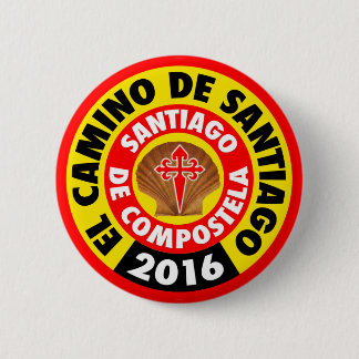 El Camino de Santiago 2016 6 Cm Round Badge