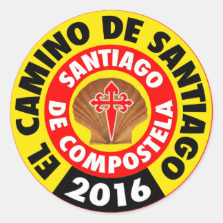El Camino de Santiago 2016 Classic Round Sticker