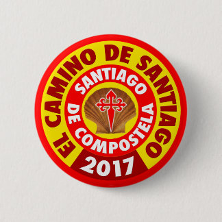 El Camino de Santiago 2017 6 Cm Round Badge