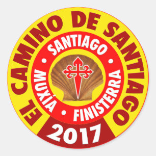 El Camino de Santiago 2017 Classic Round Sticker