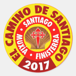 El Camino de Santiago 2017 Classic Round Sticker