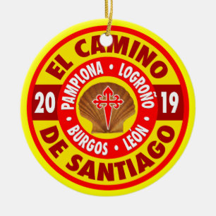 El Camino De Santiago 2019 Ceramic Ornament