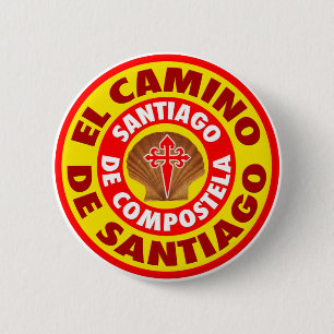 El Camino de Santiago 6 Cm Round Badge