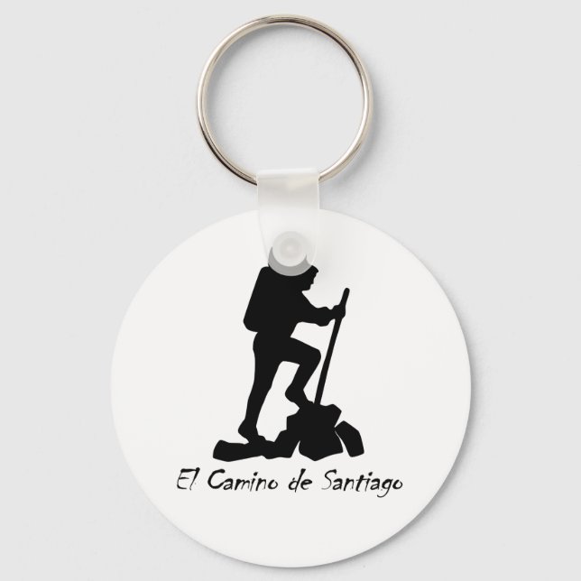 El Camino de Santiago  -  Bucket List Hike Key Ring (Front)