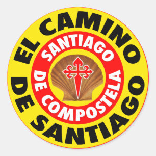 El Camino de Santiago Classic Round Sticker